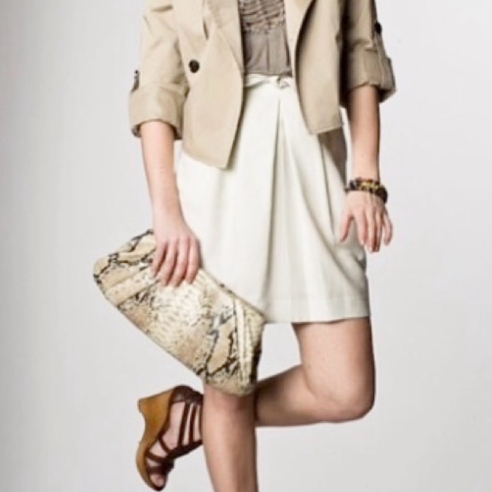 Jodi Arnold for The Limited Linen Blend Tie Waist Skirt
